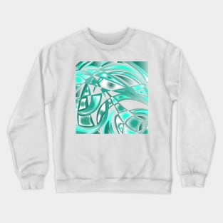 Turquoise treat Crewneck Sweatshirt